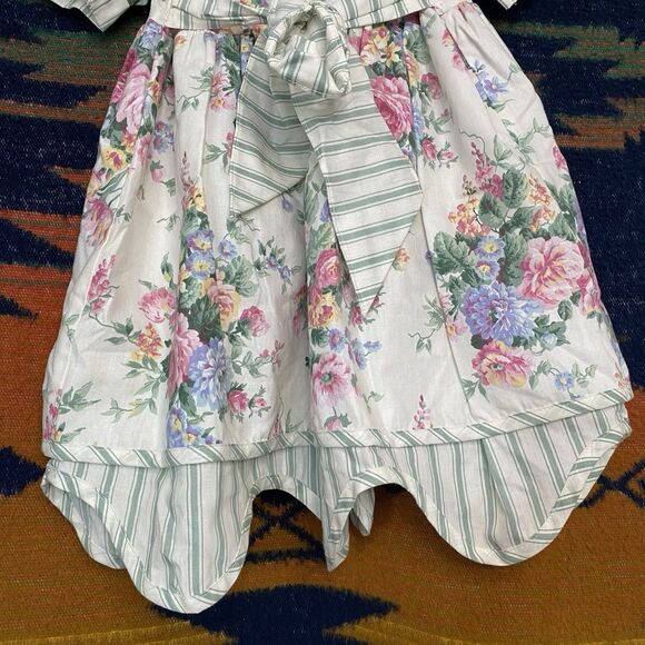 Vintage Sarah Kent Fancy Party Dress. Size 4T. USA. Polycotton. Pockets. 1980's. - Picture 8 of 16